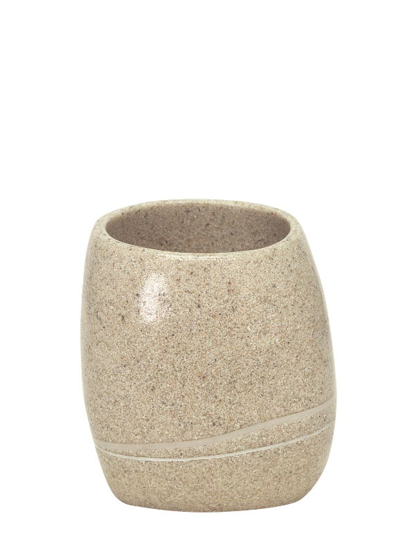 KLEINE WOLKE STONES POLYRESIN SANDBEIGE TUMBLER