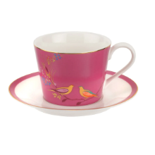 SARA MILLER CHELSEA DOLL CUP & SAUCER PINK