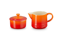 LE CREUSET 300ML MILK & 250ML SUGAR SET