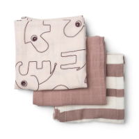 DONE BY DEER BURP CLOTH 3-PACK GOTS DEER FRIENDS