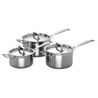 LE CREUSET 3-PLY STAINLESS STEEL SAUCEPAN