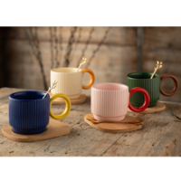 BELLEEK HULA MUGS (SET OF 4)