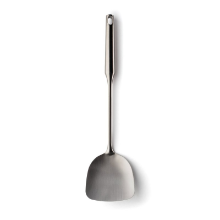 SABATIER PROFESSIONAL SATIN BRUSHED STAINLESS STEEL ORIENTAL WOK TURNER