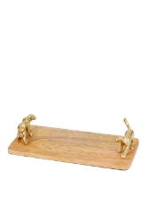 ARTESA WOODEN LEOPARD BOARD