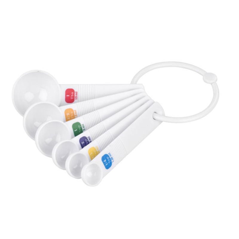 TALA MEASURING SPOONS, PLASTIC SET 6