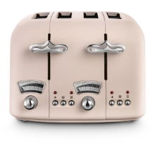 DELONGHI ICONA METALLICS TOASTER PINK