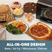 DAEWOO ACTUATE 2 IN 1 AIR FRYER & MICROWAVE 26L