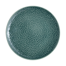 DENBY CARVE MEDIUM PLATE GREEN