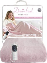 DREAMLAND LARGE VELVET THROW PINK