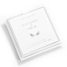 JOMA BIRTHDAY WISHES SILVER EARRINGS