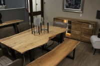 KETTLE FURNITURE LIVE EDGE 1.6M TABLE