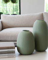 STOREFACTORY ABY XL-XL GREEN CERAMIC VASE