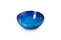 LE CREUSET AZURE BLUE SERVING BOWL 24CM