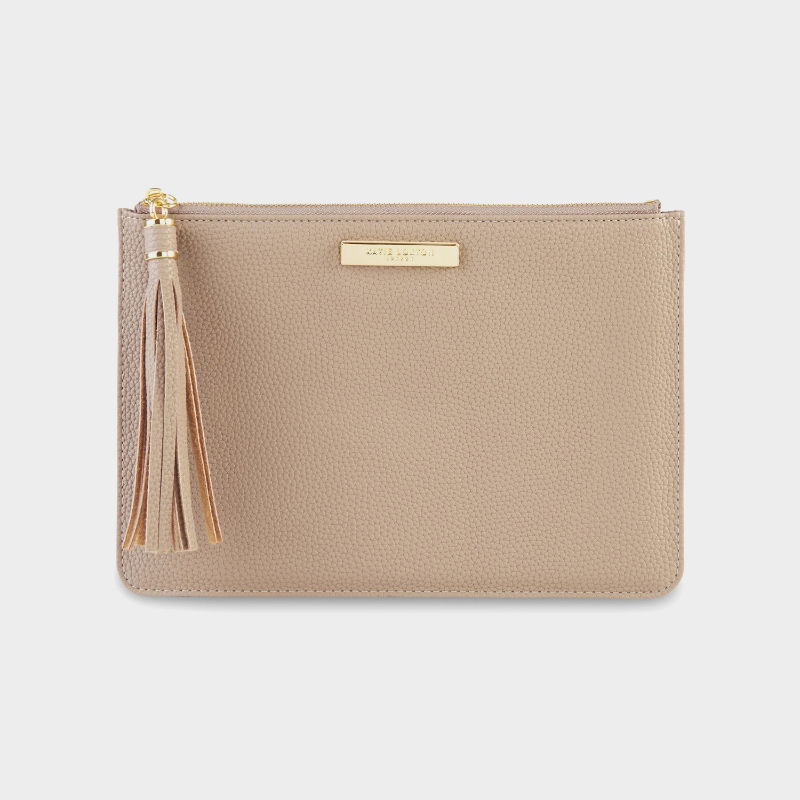 KATIE LOXTON SIGNATURE POUCH TAUPE 16*24*0.5CM