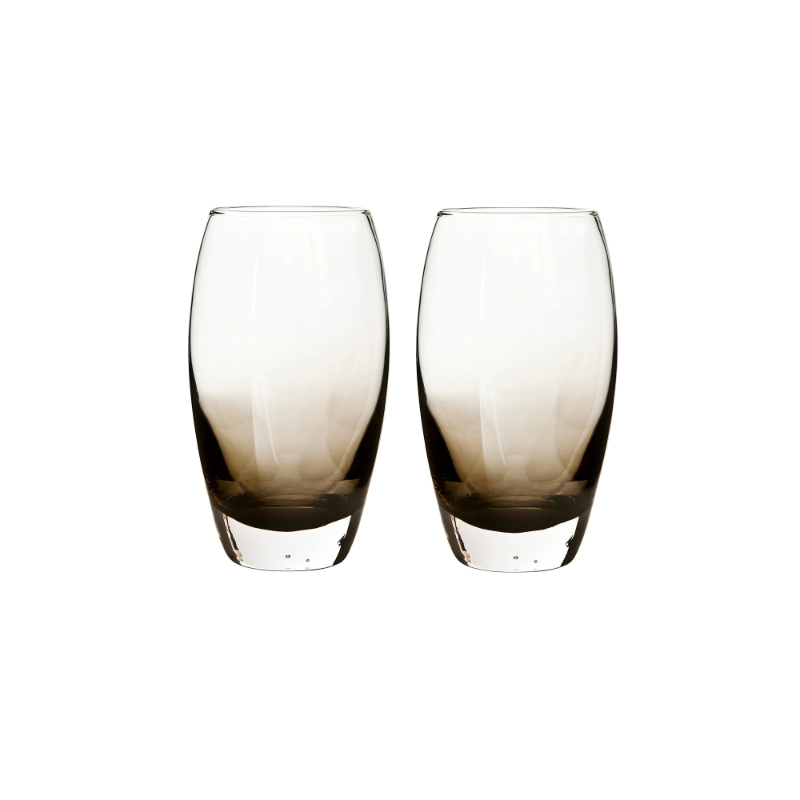 DENBY HALO/PRALINE LARGE TUMBLERS