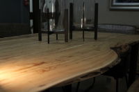 KETTLE FURNITURE LIVE EDGE 1.6M TABLE