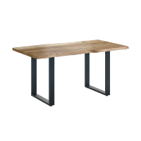 KETTLE FURNITURE LIVE EDGE 1.6M TABLE