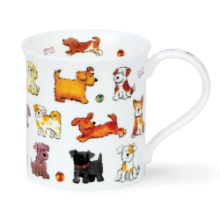 DUNOON BUTE PLAYFUL PUPS MUG