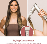 SHARK FLEXSTYLE 4-IN-1 AIR STYLER & HAIR DRYER FOR STRAIGHT & WAVY HAIR - STONE HD430SLUK