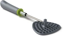 JOSEPH JOSEPH DELTA FOLDING MASHER-GREY/GREEN