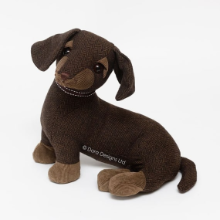 DORA EGBERT THE DACHSHUND DOORSTOP