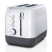 BREVILLE EDGE 2 SLICE BRUSHED STEEL TOASTER