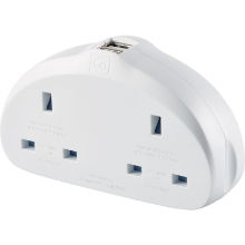 UK-USA DUO ADAPTOR+USB