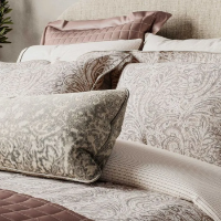 AVITA DUVET BEDDING TUBEROSE/SILVER