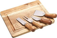 ACACIA WOOD CHEESE SET