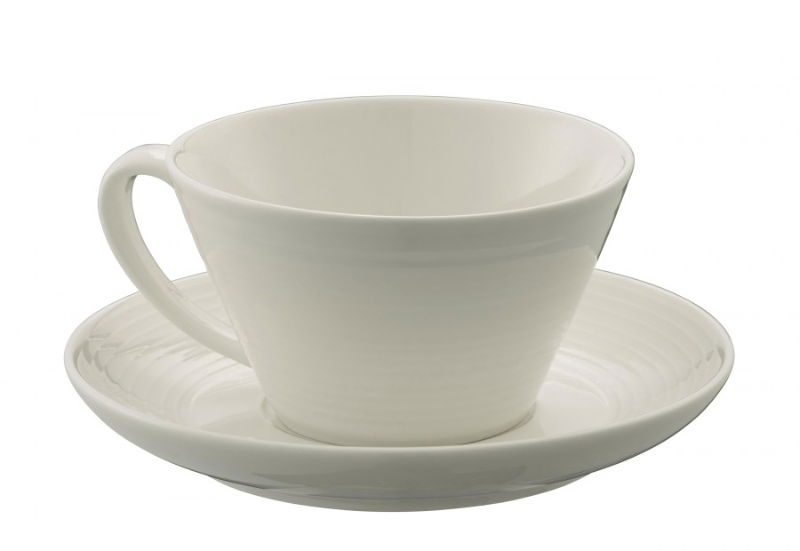 Ripple Tea Cup and Saucer