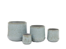 WOODLODGE ALLEGRA GREY POTS