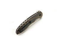 WHITBY LINER LOCK KNIFE - GREY ALUMINIUM