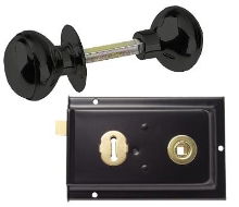 BURG-WÄCHTER SASHLOCK & KNOB BLACK