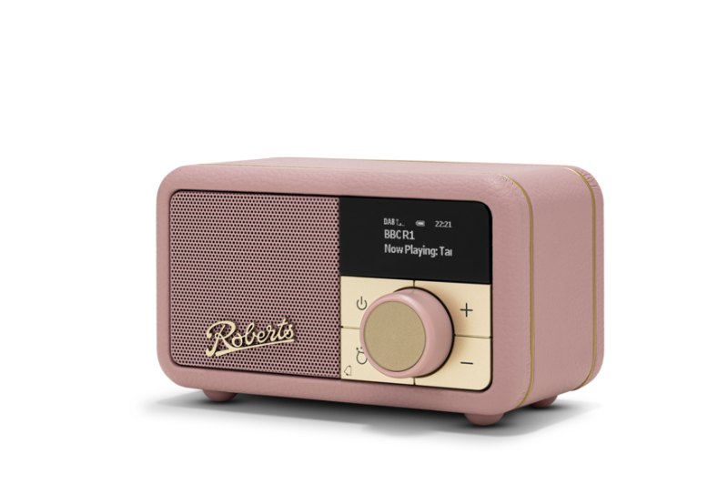 ROBERTS REVIVAL PETITE 2 RADIO DUSKY PINK