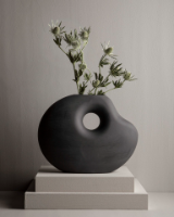 STOREFACTORY LUNDEN-DARK GREY CERAMIC VASE