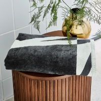 HARLEQUIN SUMI TOWELS CHARCOAL