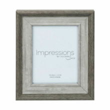 IMPRESSIONS GREY WASH WOOD EFFECT PHOTO FRAME 5*7"