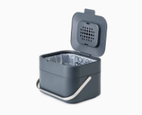 JOSEPH JOSEPH STACK 4L FOOD WASTE CADDY GRAPHITE