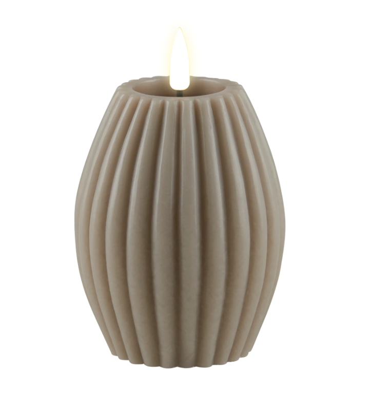 DELUXE HOMEART STRIPE LED CANDLE