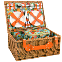 WAIKIKI 4 PERSON BASKET AQUA