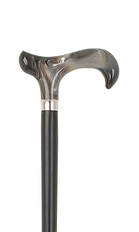 CHARLES BUYERS DERBY CANE GREY HANDLE