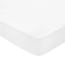 BOB 300TC FITTED SHEET D/B WHITE