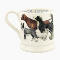 EMMA BRIDGEWATER DOGS ALL OVER 1/2 PINT MUG