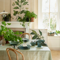 DENBY CARVE PASTA BOWL GREEN