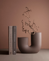 STOREFACTORY STRAVALLA-BROWN CERAMIC VASE