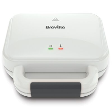 BREVILLE DEEP FILL SANDWICH TOASTER, WHITE