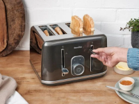 BREVILLE AURA 4 SLICE TOASTER GREY