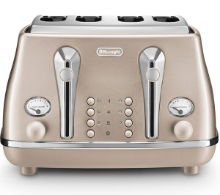 KENWOOD ICONA METALLICS BEIGE TOASTER