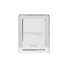 IMPRESSIONS SILVERPLATED PHOTO FRAME FLAT EDGE-3.5*5"