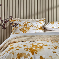 CHRISTY INK MARKS DUVET SET GOLD